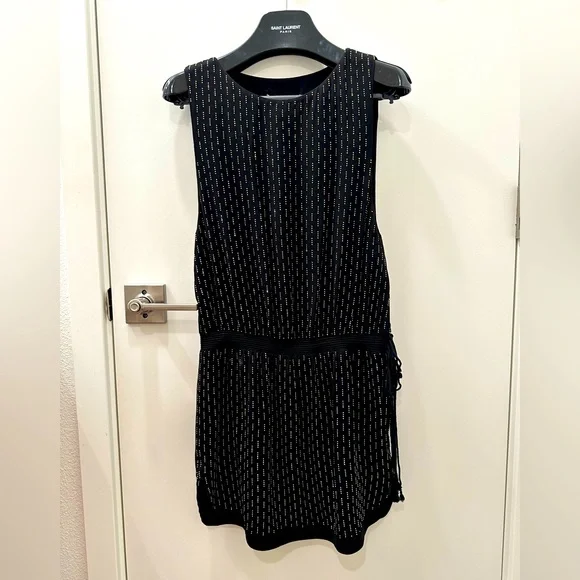 knee length dresses for ladies Saint Laurent // Silk Heart Mini Dress – VSP Consignment
